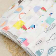 10 Gauze Square Towels, 100% Pure Cotton, Soft And Comfortable, Suitable For Bathing. - 10pcs - View 7