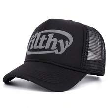 1pc Fashionable "Filthy" Sponge Baseball Cap, Unisex Outdoor Sports Casual Snapback Hat, Suitable For Spring/Summer - Multicolor - View 8