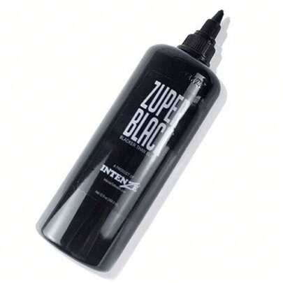 12 oz d'encre de tatouage noire, expédié directement depuis l'usine d'origine