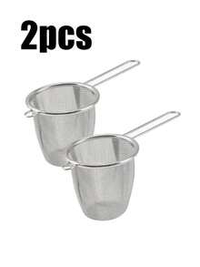 1/2pcs Stainless Steel Tea Infuser, Suitable For Loose Leaf Tea And Spices, Metal Structure, Fits Various Cup Sizes, Premium Kitchen Accessory And Christmas Gift - Silver - View 9