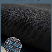 1 件装极简黑色爪印宠物喂食垫，适用于宠物喂食区、客厅和玄关，防水防滑 - 黑色 - 查看 3