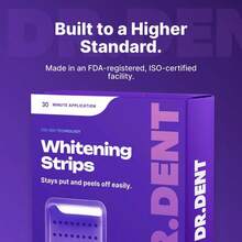 Teeth Whitening Strips-21 Applications For 30min Yellow Teeth Stain -Nano-Hydroxyapatite - Purple - View 7