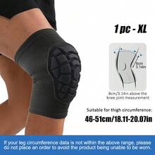 1 chiếc băng hỗ trợ đầu gối đa năng - Chất liệu dệt thoáng khí + đệm EVA, chống trượt, bền chắc, phù hợp cho thể thao, tập gym, đạp xe, cung cấp sự hỗ trợ linh hoạt. - màu đen - Xem 12