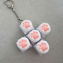 多键便携式键盘点击器钥匙扣，成人专注放松减压桌面玩具，理想礼物 - 多色 - 查看 3