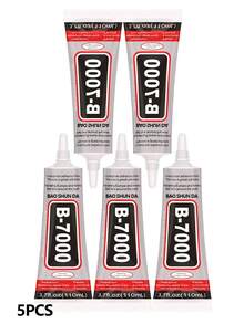 Keo dán đá B-7000, 15/25/50/110ML (3.7 Fl Oz), Keo dán trong suốt siêu chắc, chất lượng cao dùng trong chế tác trang sức, chống thấm nước, dẻo dai, thích hợp cho vải, điện thoại, làm trang sức. - Keo B7000 - Xem 19