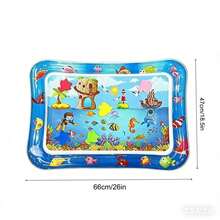 儿童充气水上乐园垫，促进儿童身心发育，采用色彩缤纷的水下场景设计，配有可爱的漂浮玩具，满足儿童日常玩耍需求，适合户外亲子互动，是送给男孩女孩的完美礼物。 - 彩色 - 查看 43