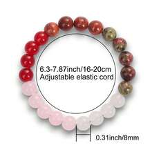 天然石幸运手链 - 招财纳福，能量疗愈水晶饰品，男女皆宜 - 多色 - 查看 4