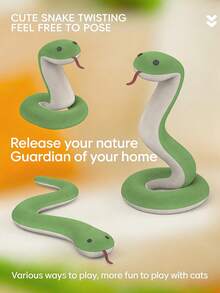 Đồ chơi tương tác cho mèo, bao gồm gối nhồi bông phát ra tiếng kêu, đồ dùng cho thú cưng, đồ chơi cho mèo, đồ chơi cho chó, thú nhồi bông, rắn giả, que gặm cho mèo con, đồ dùng cho thú cưng. - Xem 5