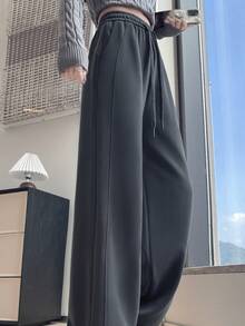 Women Pants - Dark Grey - View 3