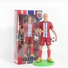 FIFA 2026 Figurine de la Coupe du Monde de Football, Décoration de bureau sur le thème du terrain de football, Cadeau de fête, Cadeau d'anniversaire, Maillot d'équipe, Poupée de football bébé de dessin animé, Léger, Durable, Résistant aux rayures, Convient pour le jour du match, la prise de photo, les déplacements, les voyages, la maison, le bureau, l'entrée, la collection de fans de sport, Cadeau pour les fans de football - Multicolore - Voir 8