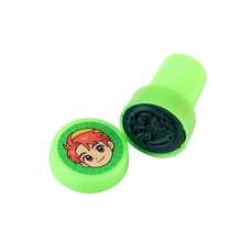 12件套热门狩猎群女巫卡通墨水儿童创意涂鸦印章玩具动漫同款印章礼物 - 彩色 - 查看 6