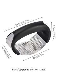 1pc Manual Stainless Steel Garlic Crusher Mincer, Kitchen Garlic Press, Ring Shaped Manual Garlic Press Masher, Multi-Function Squeezer Tool, Easy To Clean Kitchen Tool For Quickly And Effectively Crushing Garlic, Vegetable Mincer, Vegetable Cutter, Kitchen Slicing Tool, Kitchen Tool. - Multicolor - View 8