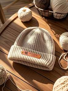 Customized Knitted Leather Label Rivet Fastened, Customizable With Name And Heart/Floral Patterns, Available In Decorative Hang Tags, Rivet-Fixed Labels, Handmade Accessories, Creative Essentials. - Multicolor - View 5