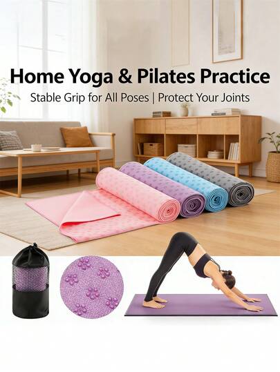 Khăn tập yoga chống trượt (1 cái/2 cái/3 cái), thiết kế chống trượt và thấm hút tốt, khăn tắm biển nhẹ, nhiều màu sắc để lựa chọn, dễ giặt ủi, phù hợp cho yoga nóng, Pilates, thể dục và nhiều hoạt động khác - Áp dụng cho phòng tập yoga, Pilates, thiền định, tập luyện tại phòng gym, lớp học trên bãi biển hoặc du lịch (Giao hàng ngẫu nhiên)