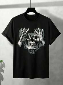 Camisetas vintage plus size para mulheres, blusas de verão. - Preto - Ver 2