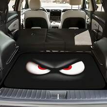 1 件加厚趣味表情印花汽车后备箱垫，防水防尘，易于清洁，适用于 SUV、轿车、卡车，有效保护后备箱。 - 100cm*75cm - 查看 11