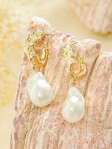 TopHanqi Bộ khuyên tai phong cách Bohemian đựng trong hộp kín, khuyên tai kim loại hình học đính đá, khuyên tai vòng lớn ngoại cỡ, phù hợp cho nữ giới đeo hàng ngày, đi làm, hẹn hò, dự tiệc, làm quà tặng. - Nhiều màu - Xem 5