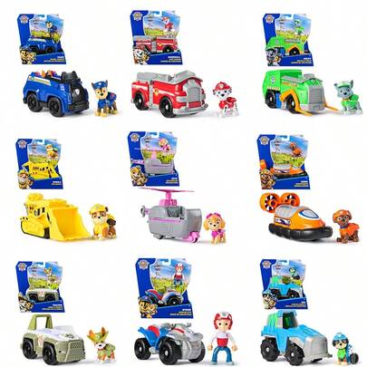 Spin Master La serie oficial de vehículos de rescate "Paw Patrol" presenta figuras de acción y vehículos coleccionables, convirtiéndolo en un juguete para niños y niñas a partir de 3 años.