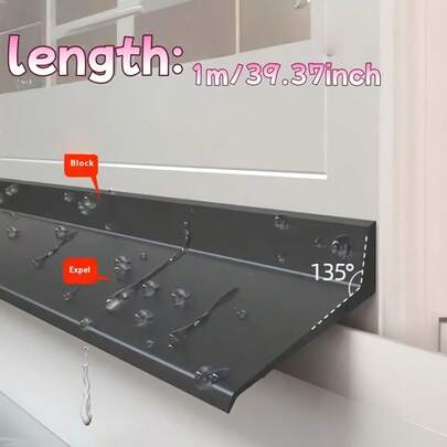 Gioăng cửa sổ tự dính đa năng YITAPE 39,37 inch, thích hợp cho cửa trượt và ban công, chống gió, cách âm, bịt kín vách ngăn nhà. Chống thấm kỳ diệu, gioăng chống thấm bệ cửa sổ, ngăn chặn hiệu quả nước mưa chảy ngược vào khe cửa sổ, chất liệu vinyl.