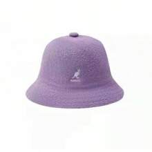 Hip-Hop Fashion Classic Kangol Bermuda Casual Bucket Hats CapSports Winter Warm GJM3 - Màu tím - Xem 3