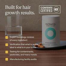 Women's Balance Hair Growth Supplements, Ages 45 And Up, Clinically Proven For Visibly Thicker Hair And Scalp Coverage, Dermatologist Recommended - 1 Month Supply - 1 - 查看 11