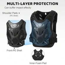 - Dirt Bike Gear - Youth Motorcycle Riding Protective Gear Motocross Armor Suit Chest Protector for Boys Girls Mountain Biking Cycling - A - Ver 7