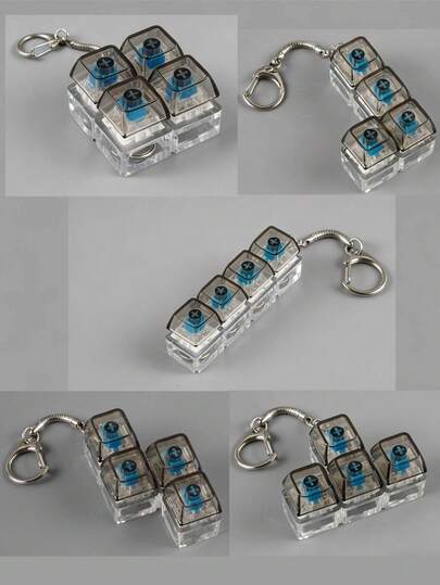 Móc khóa đồ chơi ngón tay hình phím cơ trong suốt bằng nhựa PC - Đồ chơi giảm áp lực với âm thanh click rõ ràng, quà tặng sáng tạo cho lễ Phục sinh, Halloween, Giáng sinh, sinh nhật và các bữa tiệc. Móc khóa đồ chơi ngón tay hình phím cơ trong suốt bằng nhựa PC - Đồ chơi giảm áp lực với âm thanh click rõ ràng, quà tặng độc đáo cho các ngày lễ, sinh nhật và tiệc tùng.