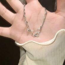 Vòng tay nữ hai lớp dạng dây tròn, thiết kế độc đáo thời trang, phù hợp với mọi trang phục. - Nhiều màu - Xem 5