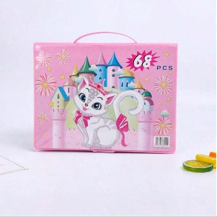 208pcs/Set Student Painting Tool Combo Set, Includes Paintbrushes & Watercolor Pens (Patterns, Accessories & Colors Are Random, Not Limited To The Ones Shown In The Image, Painting Paper Not Included), Beginner Painting Kit, Christmas Gift, Back To School Gift, Graduation Gift, Stationery, Small Gift For Family Gathering - Multicolor - View 8