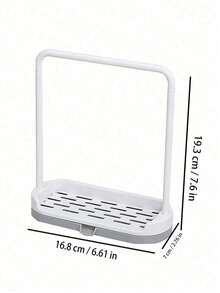 1pc Multifunctional Kitchen Dishcloth Holder No-Drill Drying Rack Sink Side Kitchen Storage Home Universal - Multicolor - View 9