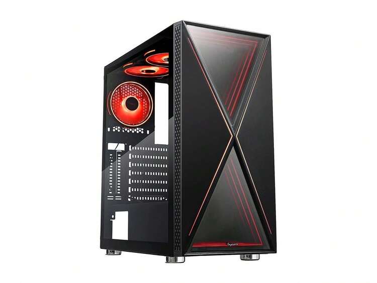 Bgears B- RGB Black Black ATX Tower Computer Case - 查看 9
