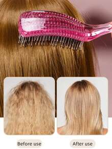 WANMEI 1 lược chải tóc chống tĩnh điện cho nữ, lược uốn tóc chống tĩnh điện chất lượng cao, lược massage da đầu, lược chải tóc mềm mại chống xơ rối cầm tay, dụng cụ tạo kiểu tóc làm quà tặng - Nhiều màu - Xem 6