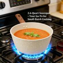 ABKOK Bộ nồi chảo 1 món/10 món, gồm nồi chống dính và nồi đáy phẳng (bao gồm chảo rán và nồi làm bánh kếp), có cả lựa chọn mua theo bộ và mua lẻ, thích hợp cho bữa sáng và nấu ăn hàng ngày, tương thích với bếp từ và các loại bếp thông dụng. - Xem 7