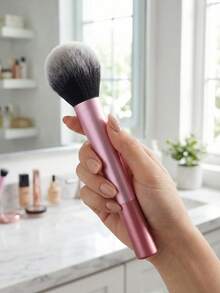 Bộ 6 cọ trang điểm màu hồng đa năng, gồm cọ má hồng, cọ phấn phủ, cọ tán phấn mắt, cọ tạo khối và cọ che khuyết điểm. - Hồng - Xem 4