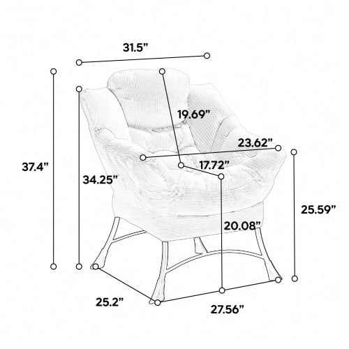 Chaise Lounges - 灰色 - 查看 2