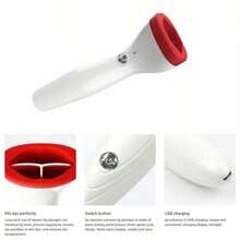 1pc Rechargeable 500mAh Electric Suction Lip Plumper Device Silicone Lip Enhancer Automatic Firming Lip Skin Beauty Tool For Women Home Beauty Tool For Fuller Thicker Natural Looking Lips - Multicolor - View 4