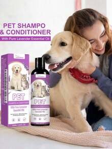 宠物洗发水，有助于缓解皮肤瘙痒，使毛发柔软顺滑不打结 - 1pc - 查看 4