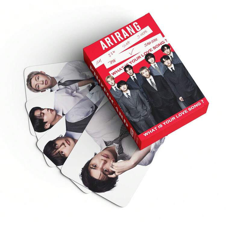 BT ARIRANG WVS Exclusive Photocard Weverse Gift For ARMY Collectible Idol Card Must Have,Perfect Gift,WVS / Weverse POB,Phone Case Decor,Notebook Decor,Waterproof,Card Sticker, - Multicolor - View 5
