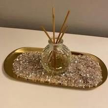 1/4 - Piece Gold Stainless Steel Multi - Purpose Tray. For Jewelry Storage & Food Serving, Ideal For Family Meals & Home Decoration - Gold - View 5