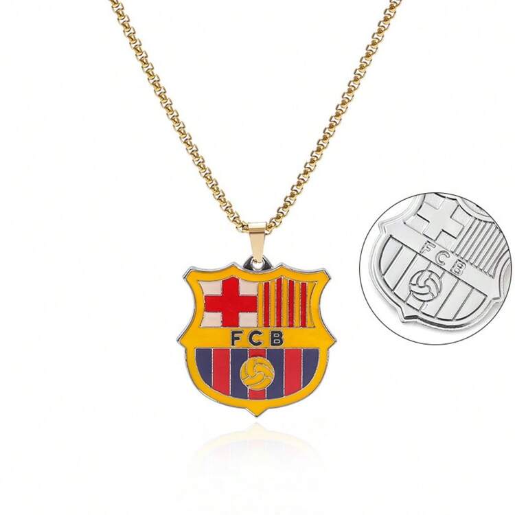 FIFA FIFA 这款足球队队徽彩色合金项链，包含阿根廷、巴西、德国国家队以及皇家马德里、巴塞罗那、尤文图斯俱乐部的队徽。采用优质合金材质，经电镀工艺处理，色彩鲜艳不易褪色，质感高级，且防过敏。搭配精致链条，时尚百搭，适合日常佩戴和比赛加油助威。是足球迷的理想配饰和精美纪念品。 - 彩色 - 查看 21