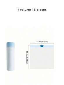 150/15个装特大号抽绳垃圾袋 - 50*45 一次性垃圾袋，宠物粪便袋 | 抽绳垃圾袋 | 便携式垃圾袋 | 防漏防臭垃圾袋，耐用、防漏、易撕设计，适用于客厅、卧室、浴室、卫生间、厨房、办公室清洁，必备家用垃圾袋 - 垃圾袋 - 查看 7