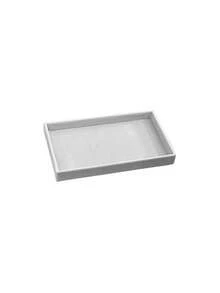 1/4件装天鹅绒首饰托盘，多隔层戒指耳环项链展示收纳托盘，桌面首饰收纳架 - 彩色 - 查看 12