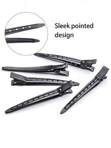 20 st. hårspännen med stylingkam, 3,5 tums hårspännen i metall med krokodilmönster, hårspännen i metall med lockar, hårspännen i metall, näbbspännen, med 1 st. stjärtkam, för kvinnor, frisör och smink - Multifärgad - Visa 9