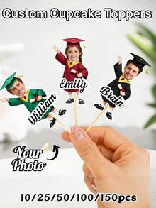 10/25/50/100/150 chiếc Đồ trang trí bánh cupcake Giáng sinh in ảnh cá nhân hóa, Đồ trang trí bánh cupcake hình mũ ông già Noel, Đồ trang trí bánh cupcake hình mũ sừng tuần lộc, Đồ trang trí Giáng sinh, Đồ trang trí bánh cupcake, Đồ trang trí bánh cupcake in ảnh Giáng sinh, Trang trí tiệc ngày lễ, Sinh nhật - Nhiều màu 4 - Xem 12
