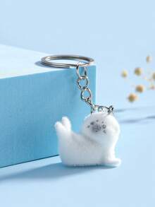 Móc khóa hình hải cẩu nhỏ bằng nhựa hoạt hình dễ thương, Mặt dây chuyền túi xách/điện thoại/móc khóa hình động vật hoạt hình tinh tế đáng yêu, Phụ kiện túi quà tặng tiệc tùng, Phụ kiện túi xách phong cách Goth Y2k, Dây đeo có ngăn đựng thẻ ID, Phụ kiện túi xách - Nhiều màu - Xem 7