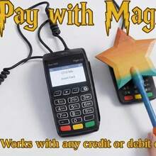 1 chiếc que cầm tay in 3D kiểu dáng thần kỳ, dùng để thanh toán không tiếp xúc, kiểu dáng Starlight Magic Wand, kèm vỏ bọc mở rộng thẻ NFC cho các trường hợp thanh toán chạm. - Nhiều màu - Xem 6