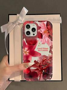 1 ốp lưng điện thoại chống sốc in họa tiết hoa, thiết kế trong suốt với lỗ khoét lớn cho camera, tương thích với iPhone 17 Air/17 Pro Max/17/16 Plus/15/14/13/12/11/XS Max/XR/7/8 - Nhiều màu - Xem 2