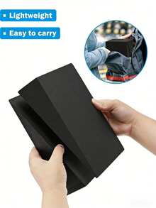 2件/1件瑜伽斜板，健身负重训练斜板，EVA提踵拉伸楔形垫，可调节斜板深蹲垫，小腿拉伸板，带斜板装置的防滑瑜伽砖，家用健身腿部力量训练器材，改善平衡和肌肉稳定性 - 黑色 - 查看 4