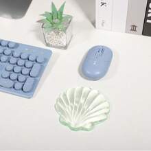 凝胶键盘鼠标腕托套装，舒适人体工学腕托，缓解腕部疼痛，电脑键盘腕托 - 查看 4