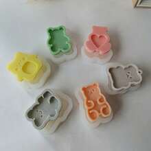 Khuôn silicon đa năng hình gấu dễ thương tự làm, dùng để tạo hương thơm và thạch cao. - Con gấu - Xem 5